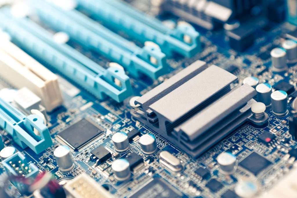 Complex circuit board with hardware for physical and software-based signal improvement