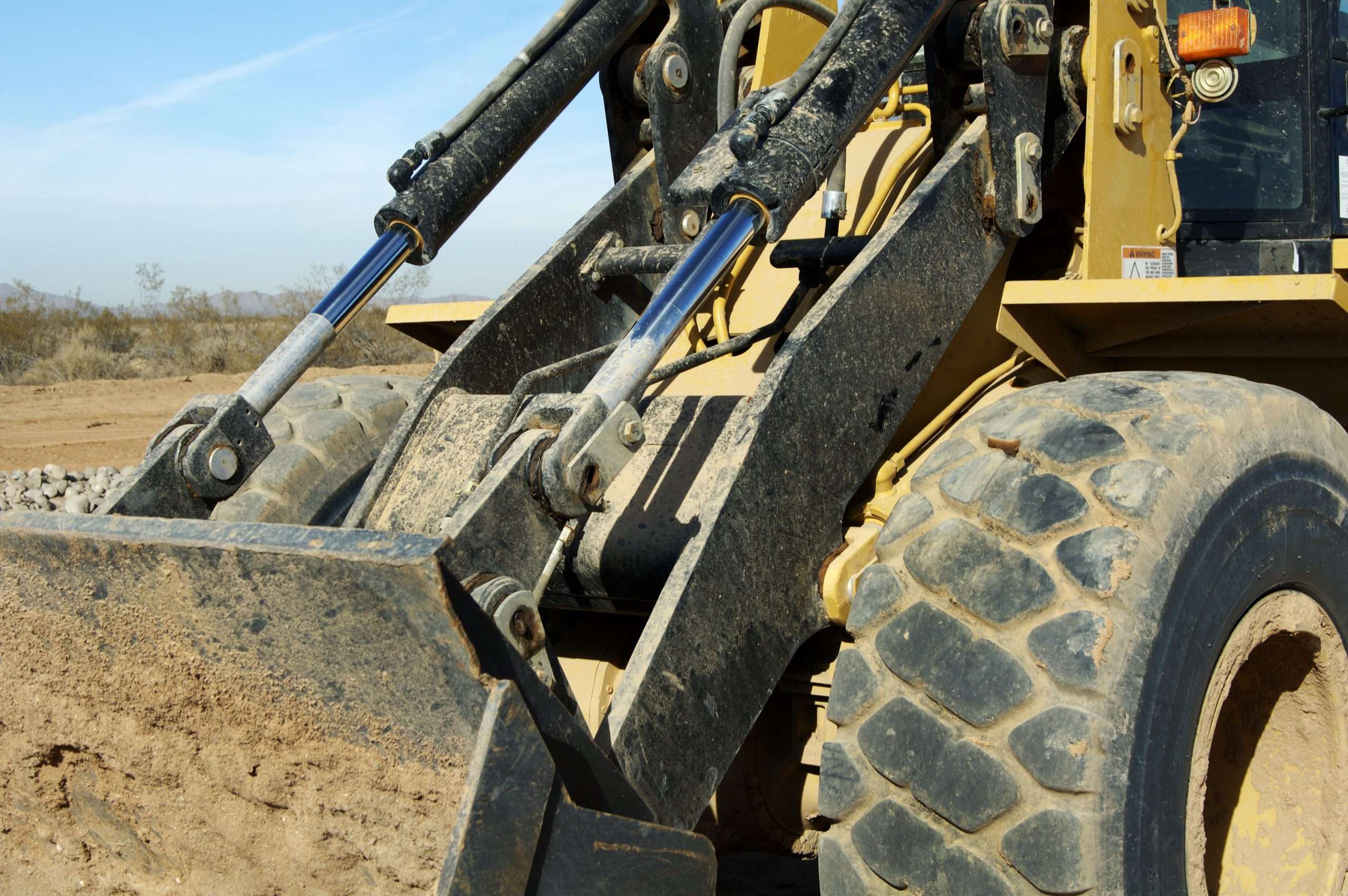 A Front-end Loader With Its Hydraulic Actuators