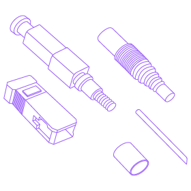 SC Fiber Optic Connectors