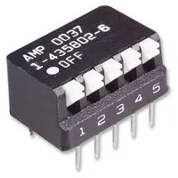 435802-6 by Tyco Electronics Alcoswitch